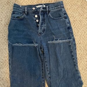 PacSun high rise straight jeans!